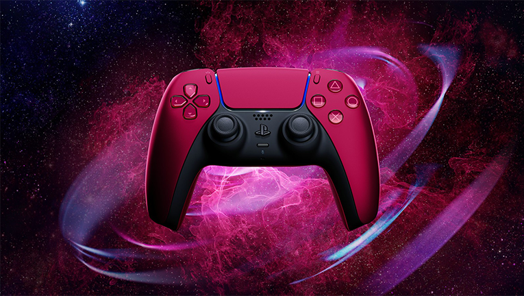 DualSense Controller in Cosmic Red