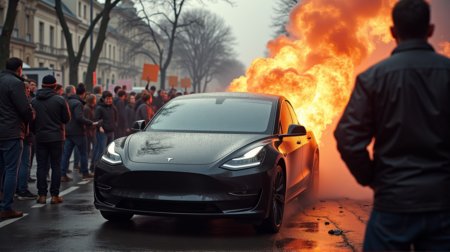 Tesla Outrage Tesla Under Fire: How Elon Musk's Actions Spark Public Outrage