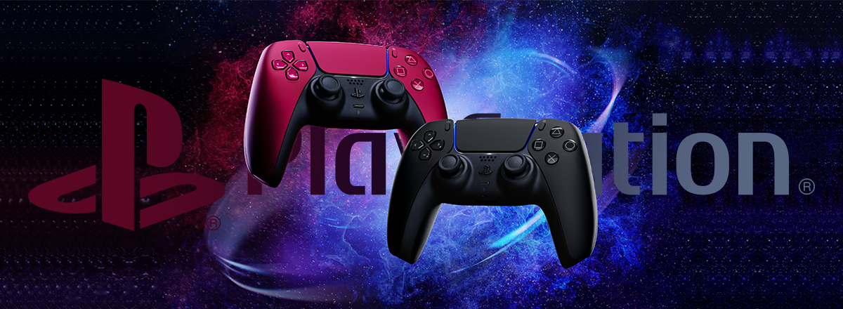 Sony Unveils New Midnight Black and Cosmic Red DualSense Controllers