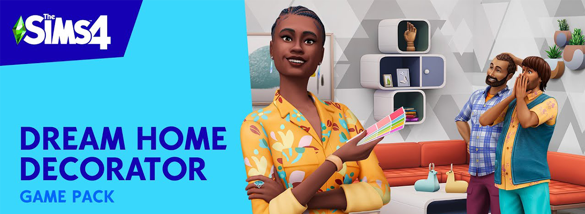 The Dream Home Decorator Pack is Now Available for The Sims 4