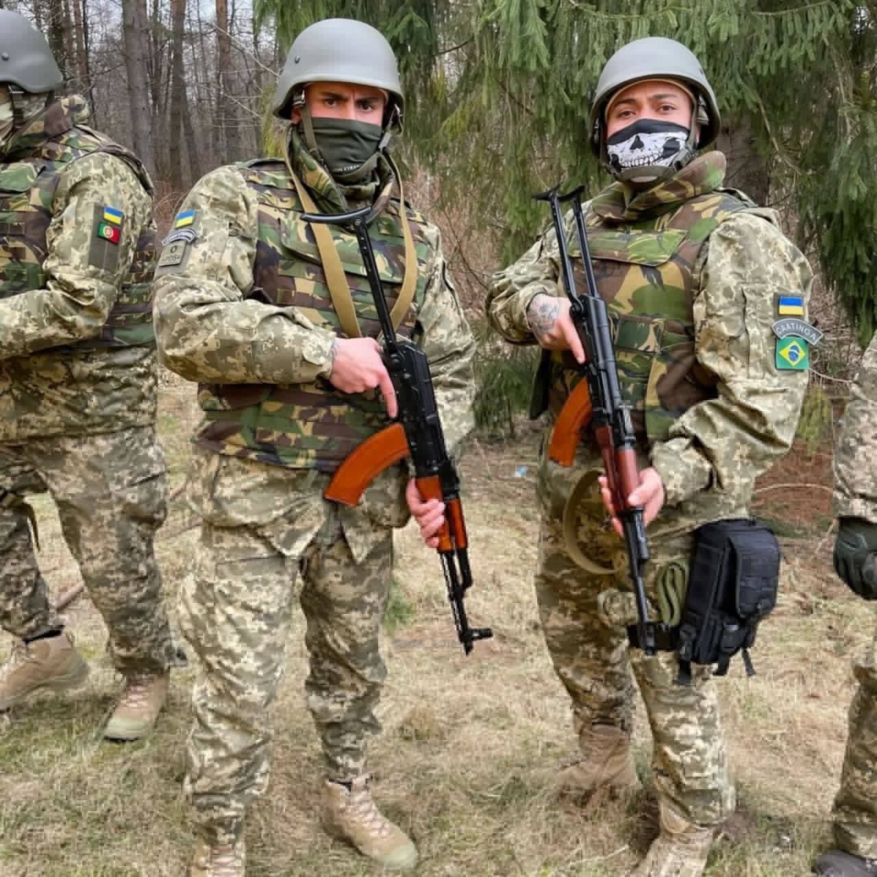 Volunteers from Brazil and Portugal came to Ukraine to protect our country from Russian soldiers