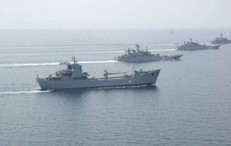 Russian warships relocated to Crimea