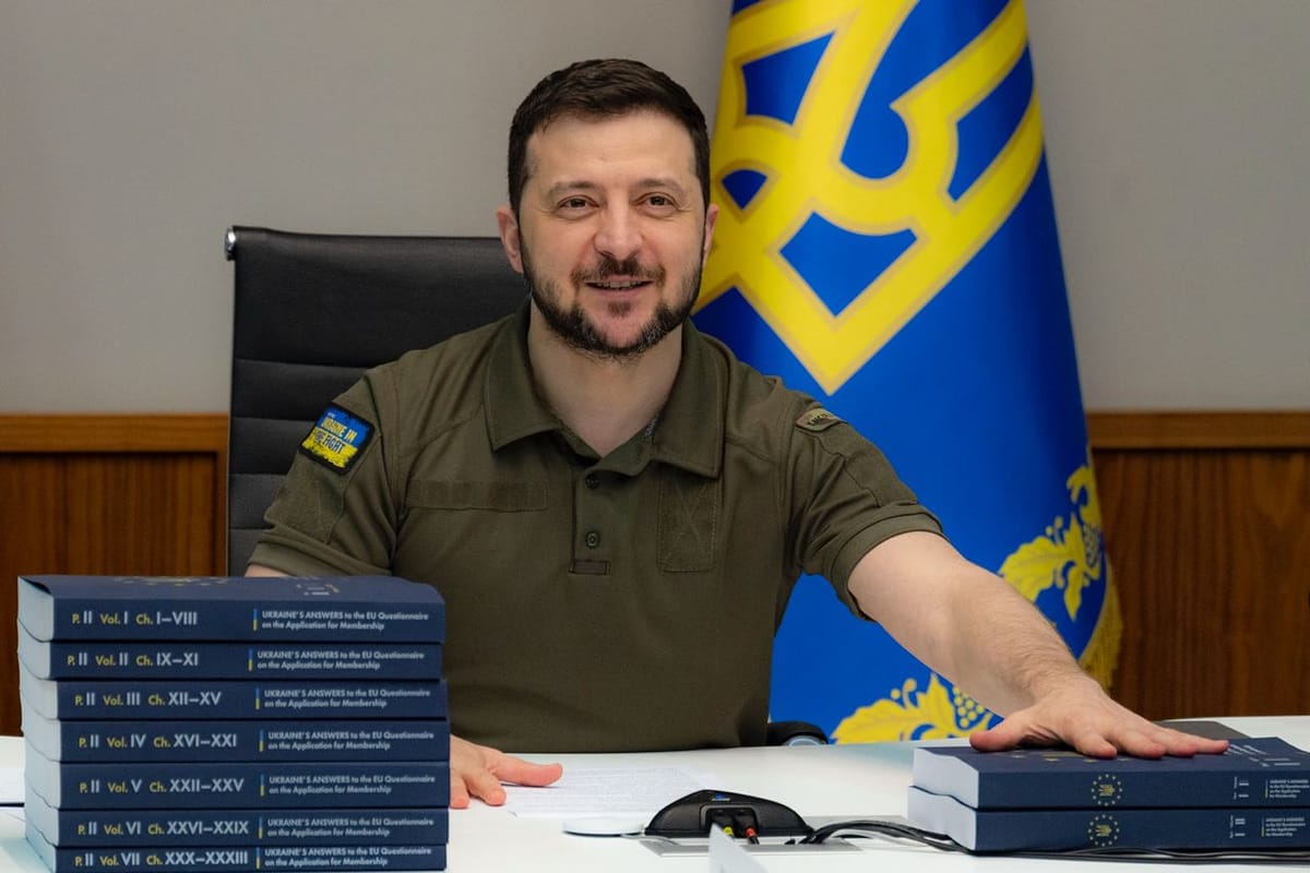 Ukraine Submits Second Part of Questionnaire for EU Membership