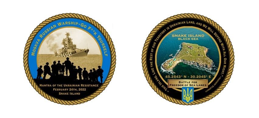 The White House Released a Collector Coin in Honor of the Defenders of the Snake Island