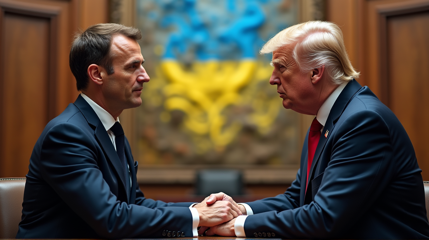 Macron's Bold Claim: Ukraine Truce Imminent Following Trump Meeting