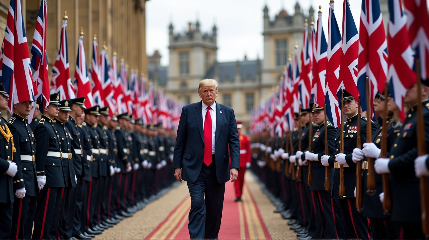 Trump's Glamorous UK Visit Ends with Strategic Triumphs