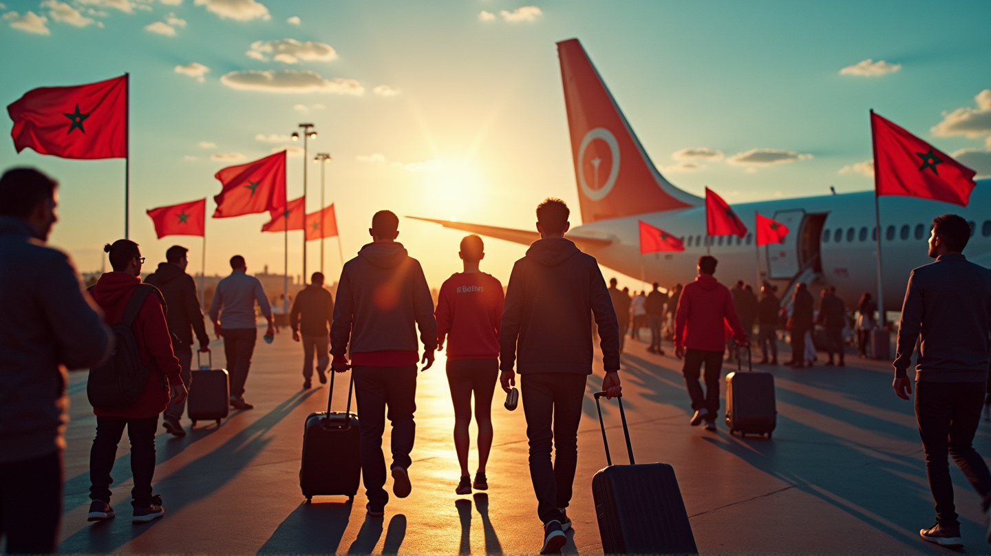 Passion Takes Flight: 590 Moroccans Embark on Epic Journey to U20 World Cup Final