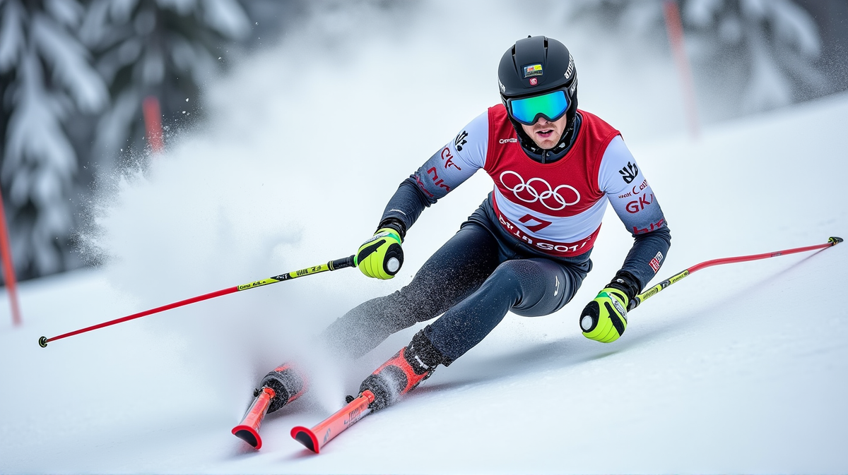 Pinheiro Braathen on the Brink of Historic Victory for Brazil in Alpine Skiing