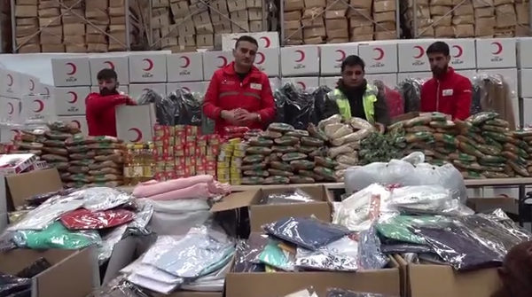 Help for Ukrainians is being collected all over the world