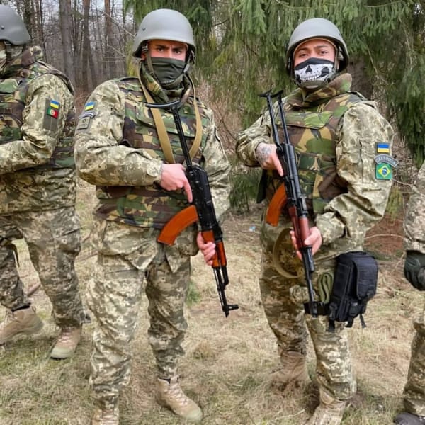 Volunteers from Brazil and Portugal came to Ukraine to protect our country from Russian soldiers