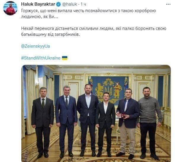 Haluk Bayraktar about his meeting with Zelensky