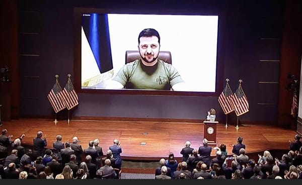 President of Ukraine Volodymyr Zelenskyy Gives a Speech to the US Congress
