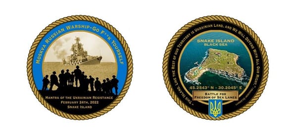 The White House Released a Collector Coin in Honor of the Defenders of the Snake Island