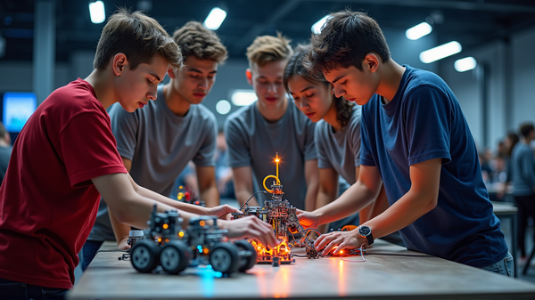 Teens Conquer State Championships, Set Sights on Dallas Robotics Battleground