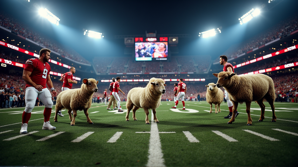 Unbelievable NFL Schedule Reveals: Stars, Sheep, and Video Game Madness!