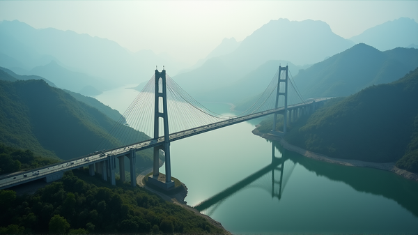 China's Guizhou Province Set to Break World With Its Tallest Bridge Yet