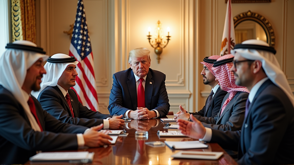 Trump Aims for Economic Boost with Middle East Mission