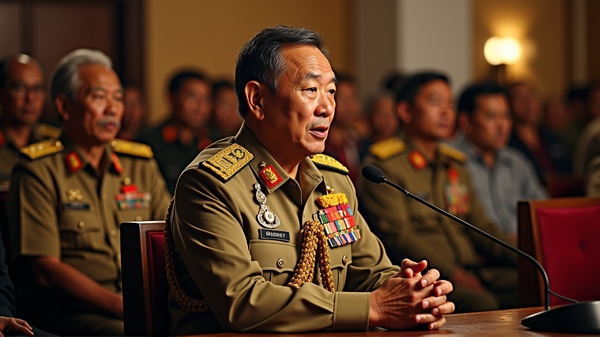 Myanmar Junta Chief Calls for Peaceful Integration Amidst Continued Conflict