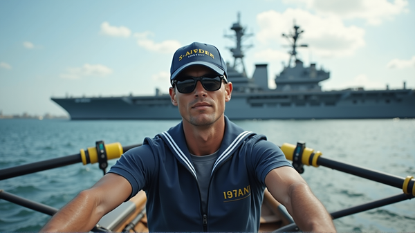 Sailing Seas and Rowing Dreams: USS John C. Stennis' Star at the RWC