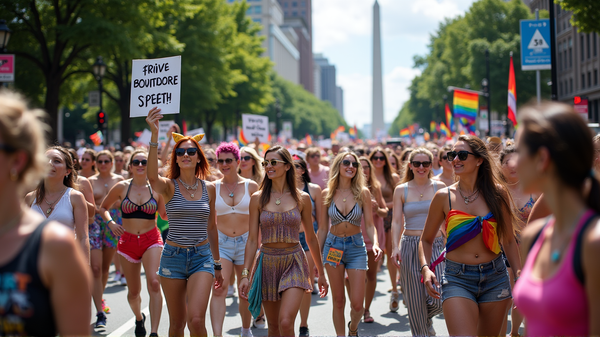 A Dazzling Display: World Pride Parade Unites Against Adversity