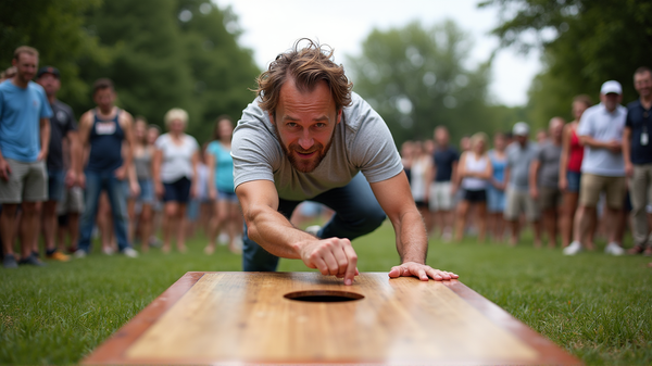 Craig Campbell's Cornhole Challenge Makes a Monumental Impact
