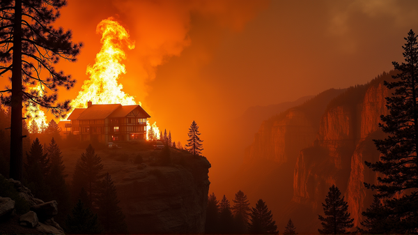 Historic Blaze Shakes Grand Canyon: North Rim Shut Down