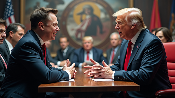 The Collision of Titans: Trump's Fiery Rebuke of Musk's Political Gambit