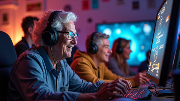 Seniors Show Us How Gaming is the New Fountain of Youth!