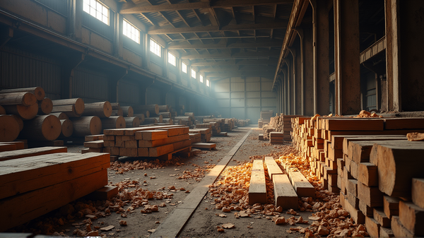 Lumber Market Under Pressure: Futures Tumble Toward $600