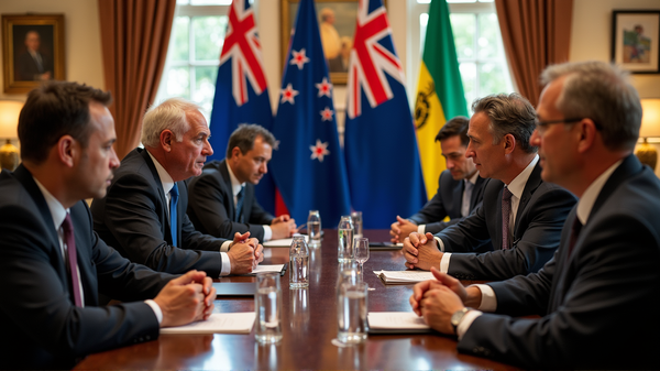 Prime Minister's Vital Talks: La'aulialemalietoa Engages Winston Peters