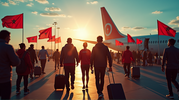 Passion Takes Flight: 590 Moroccans Embark on Epic Journey to U20 World Cup Final
