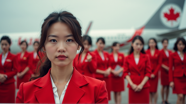 Air Canada Flight Attendants Challenge Wage Standoff with Overwhelming Rejection