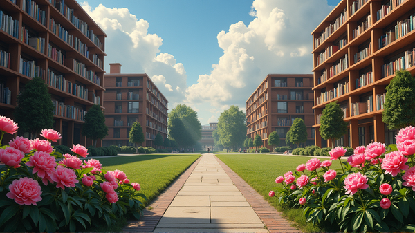 From Books to Peonies: Hope Michelson's Enchanting UI Campus Tour