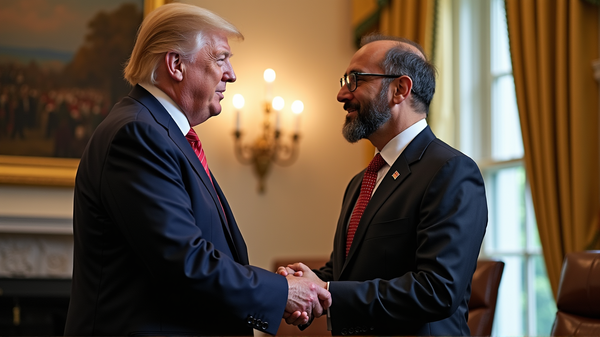 Historic White House Meeting Unfolds: Trump and Al-Sharaa in Focus