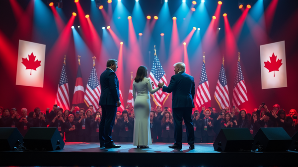 North American Leaders Unite on Stage Amid Trade Uncertainties
